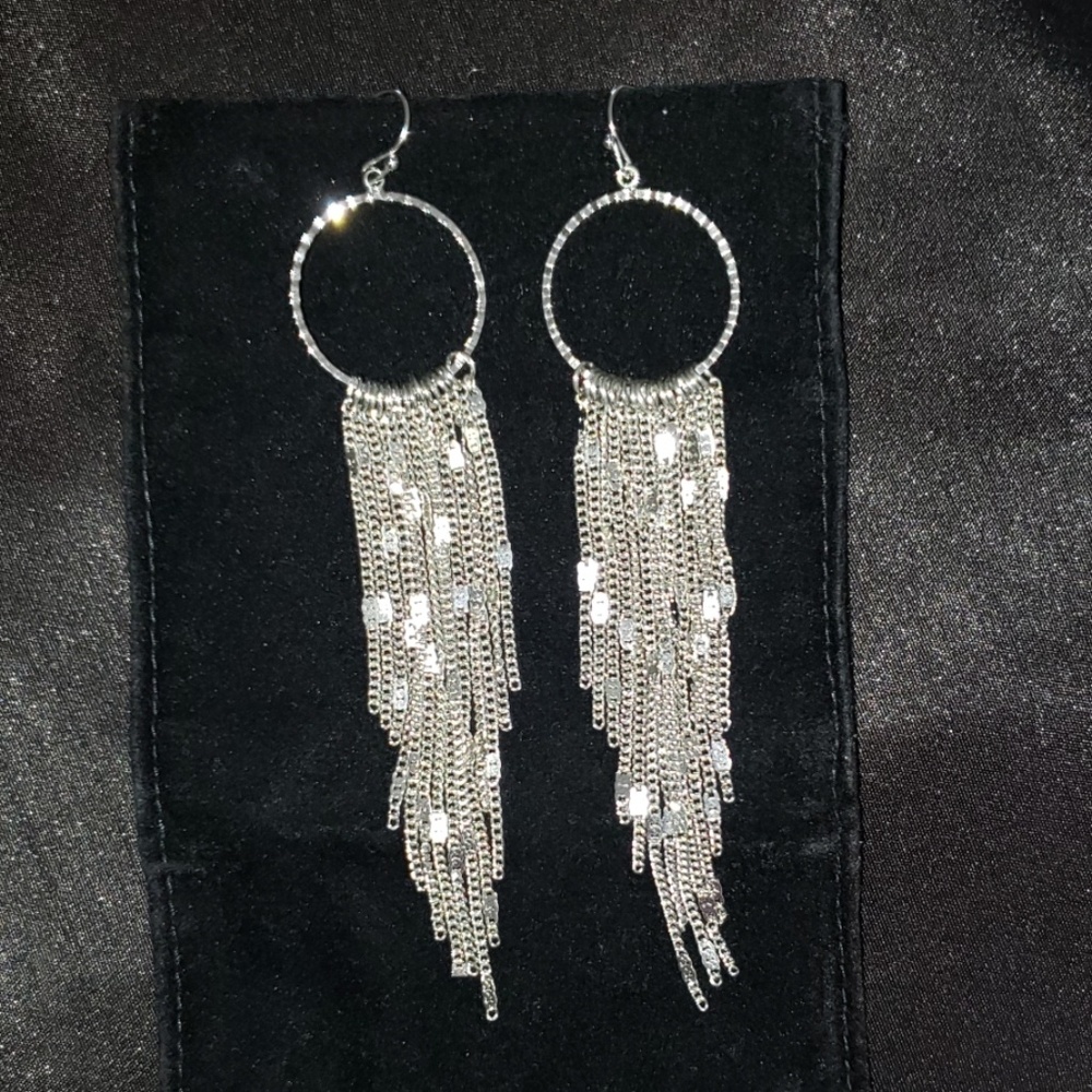 Sexy Dangly Silver Earrings